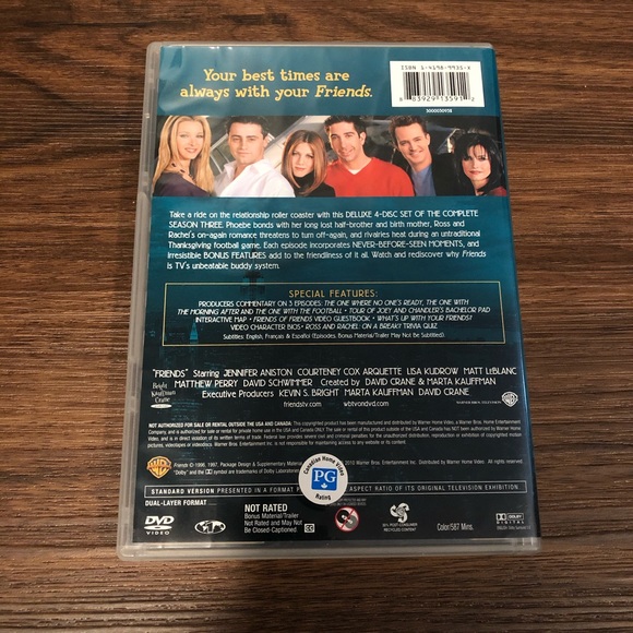 Friends Season 3 DVD Set - Picture 2 of 5
